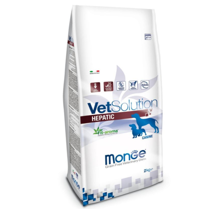 DE Monge Vet Solution Hepatic Canine | Nourriture sèche pour chiens 