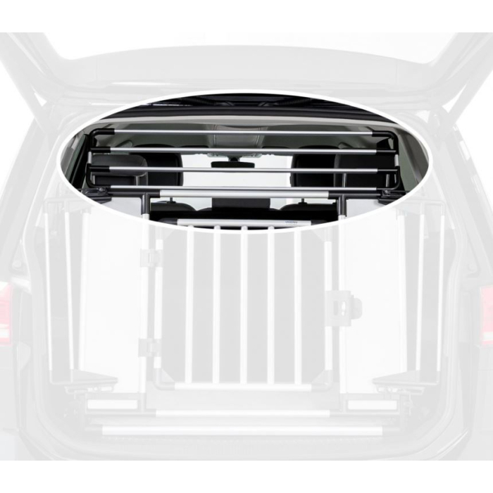 Trixie Grille arrière universelle pour voiture, 94–114x69cm - argent/noir | pour chiens