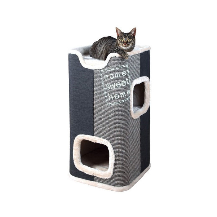 Trixie Cat Tower Jorge, 78cm, lichtgrau/anthrazit