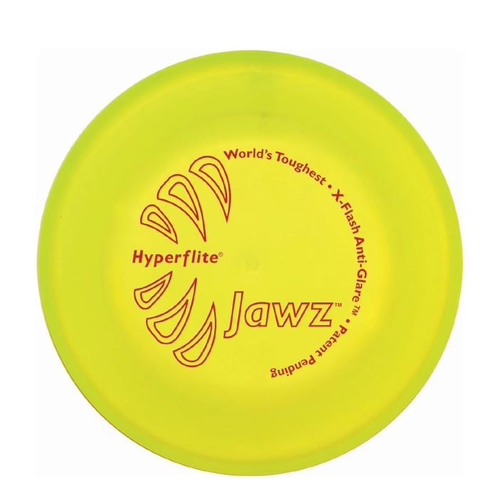 SH Hyperflight K-10 Jawz Frisbee jaune | pour chiens