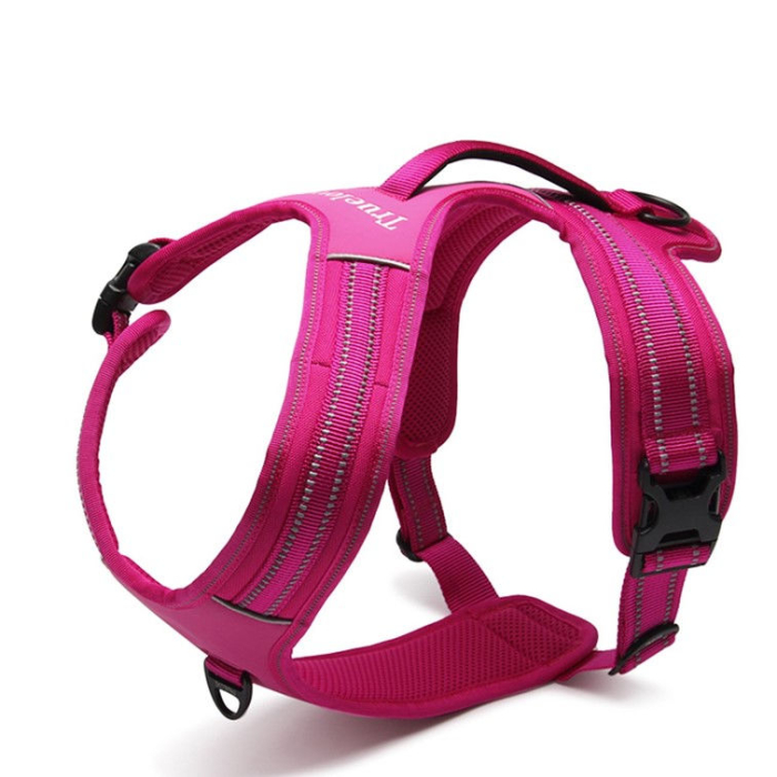 Harnais pour chiens "Gaia", fuchsia