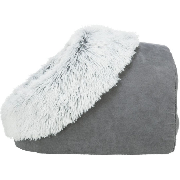 Trixie Abri Harvey, 35×26×41cm, gris/blanc-noir
