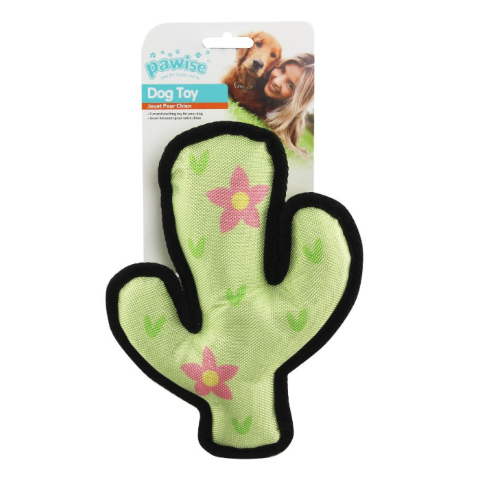 Pawise "Tropic Toy" Cactus, vert - 23cm | pour chiens 