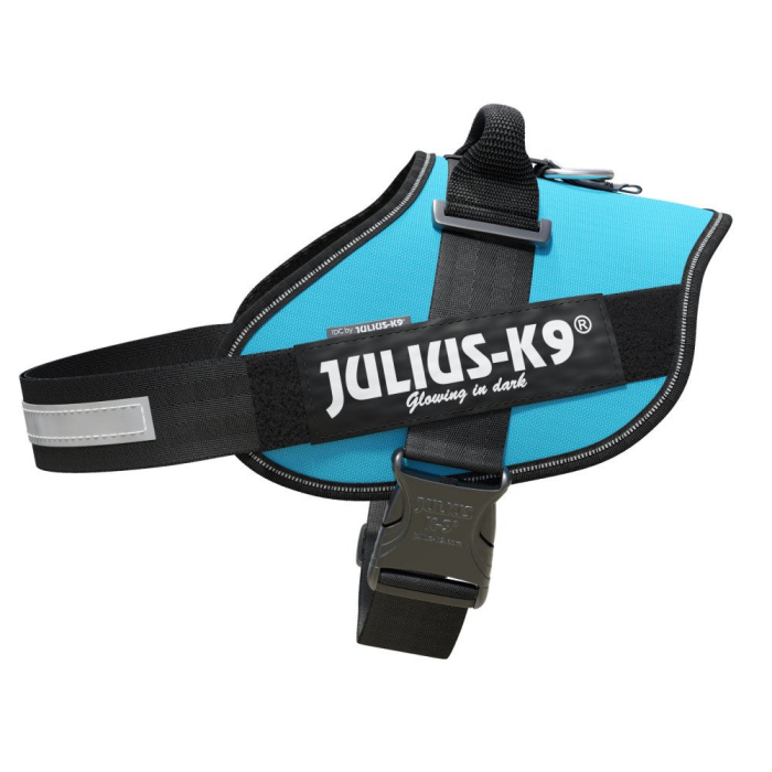 Julius-K9 Harnais IDC®Power pour chiens - aquamarine