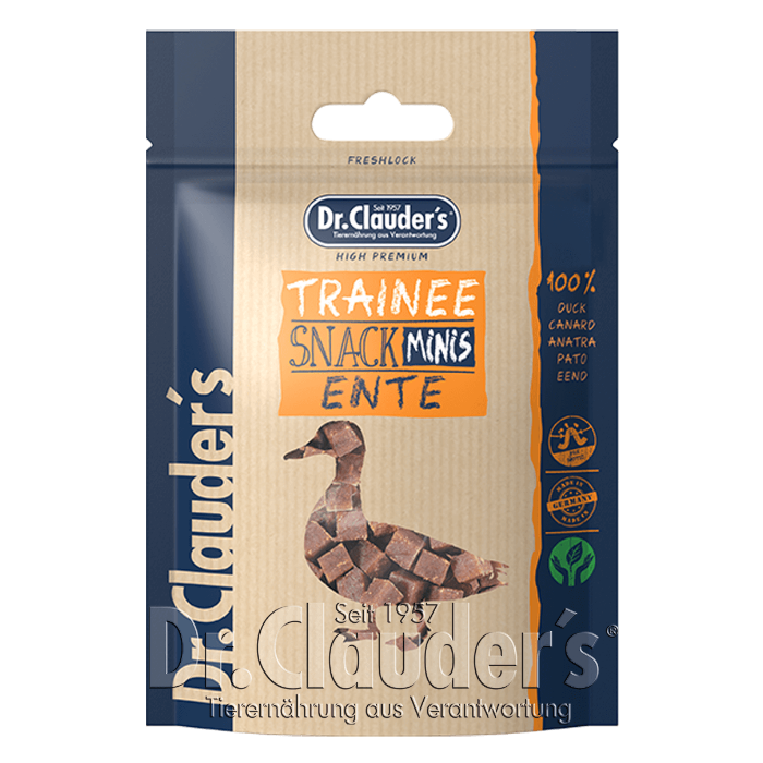 JS Dr.Clauder's Mini Trainee Snack Canard - 50g | Snack pour chiens