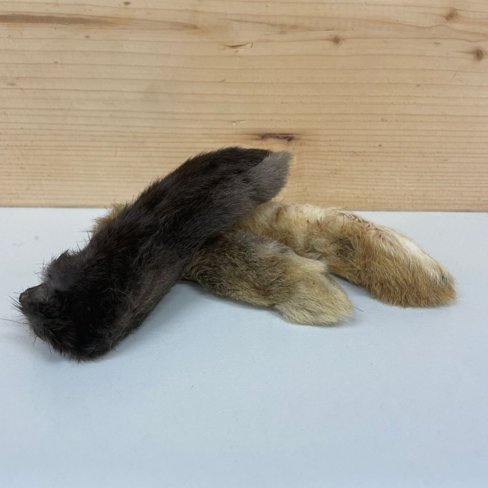 PetSoul Pattes de lapin avec fourrure, séchée | 16 pièces
