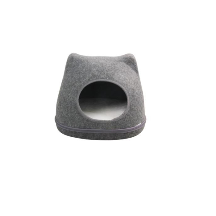 Pawise "My Kitty" Igloo pour chats, gris - 40cm