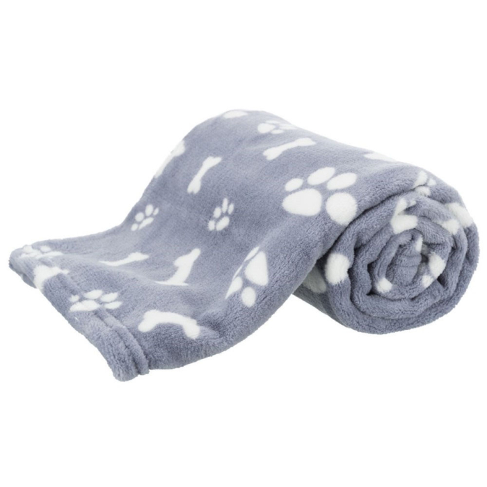 Trixie Couverture Kenny, en peluche, bleu | pour chiens et chats