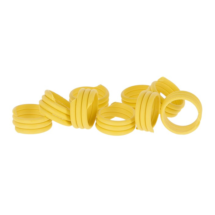 Kerbl Anneaux en spirale jaune 20pcs.