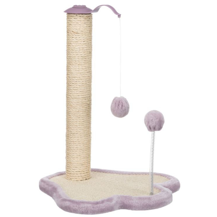 CZ Trixie Junior patte griffoir avec poteau, 40x50x38cm - natural/mauve | pour chats