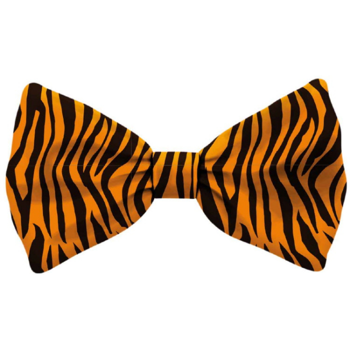 Plentygifts noeud papillon pour chats "Tiger", orange-noir