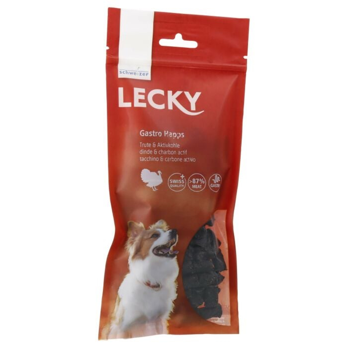 LECKY Gastro Happs dinde & charbon actif | Snack