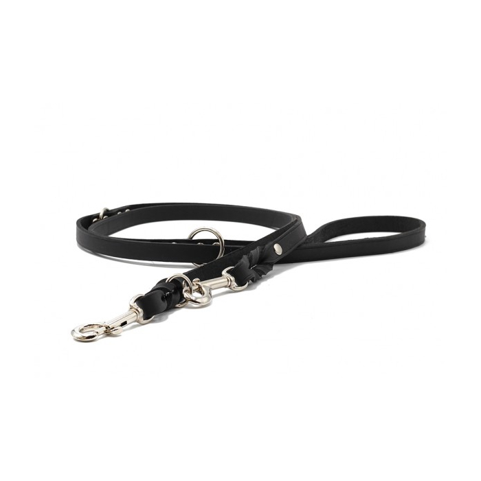 Maul Laisse en cuir Classic réglable noir