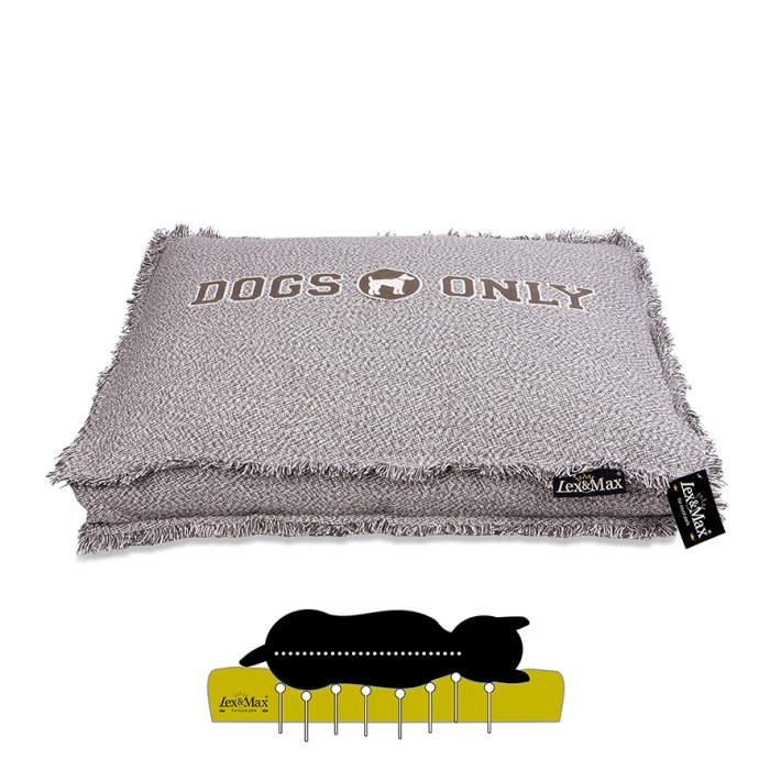 Lex&Max Orthopedic-Boxbed DOGS ONLY taupe | Hundekissen