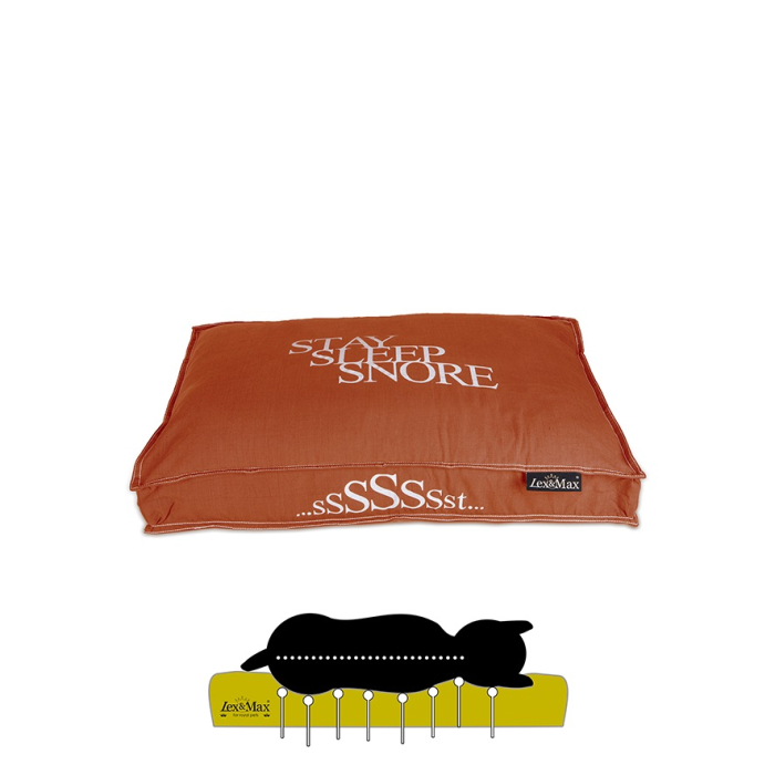 Lex&Max Orthopedic-Boxbed SLEEP gravel | Hundekissen