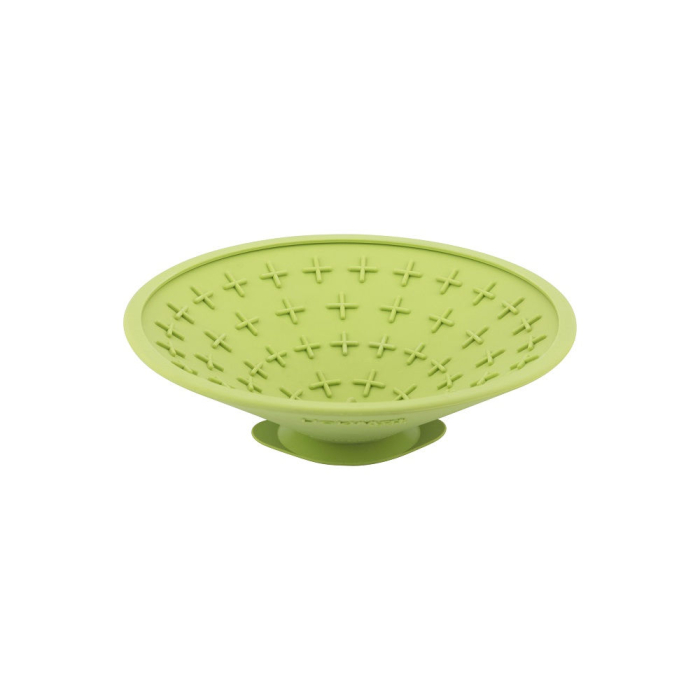 PY L'entonnoir à lécher LickiMat Splash, vert, silicone - 20cm | Pour les chiens