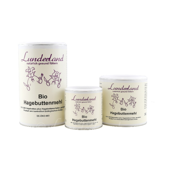 Lunderland Farine de cynorrhodon bio | pour chiens et chats