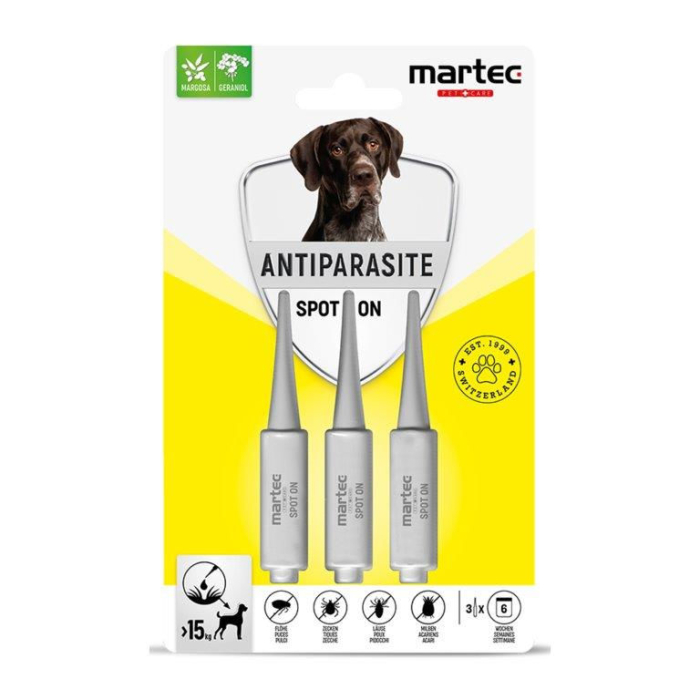 ES martec PET CARE Spot on pour chiens grands - 3 x 3 ml