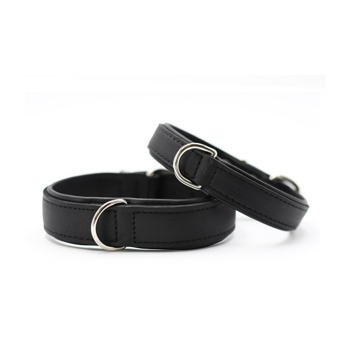 Maul Collier en cuir Classic Premium noir 