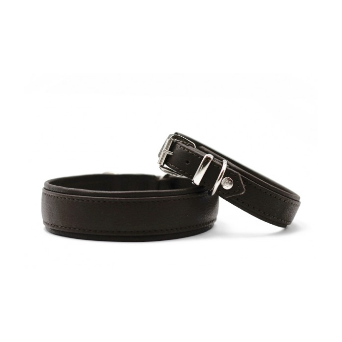 Maul Collier en cuir Classic Doux noir