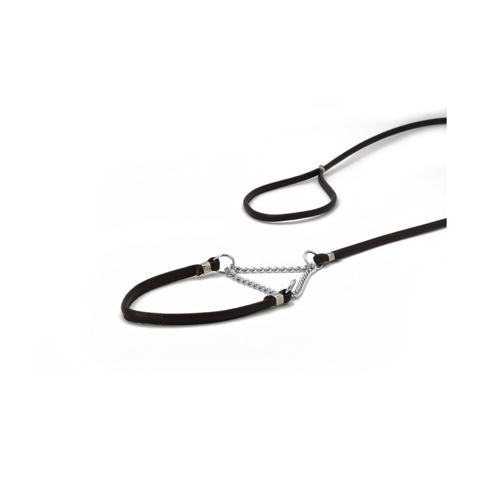 Maul Laisse d'exposition avec insert de chaîne noir, 1m/3mm