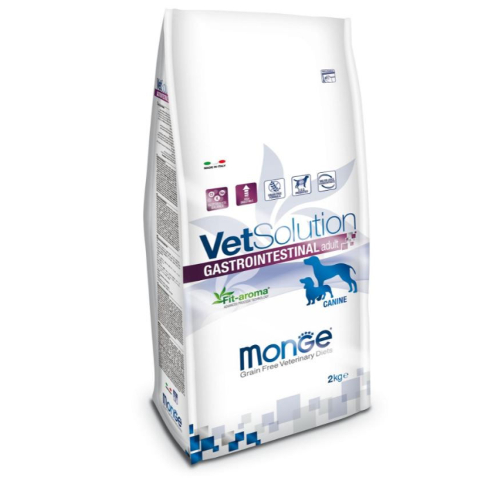 DE Monge Vet Solution Gastrointestinal Canine - Adult - 2kg | Nourriture sèche chiens