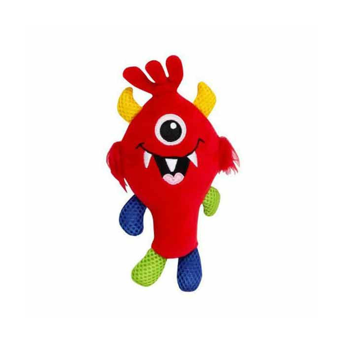 Pawise Monstre en peluche "Fiery" rouge | 19cm