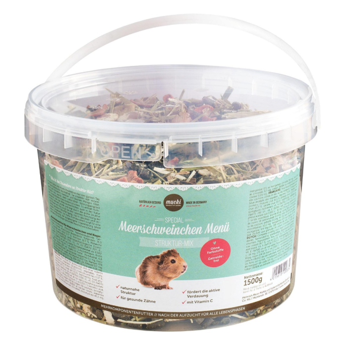 DE Mucki Cochons d'Inde Menu Structure Mix, 1,5kg