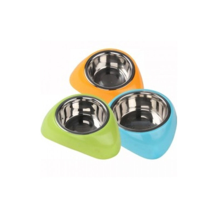 Pawise Gamelle, en acier inox, dans un support en plastique | pour chiens