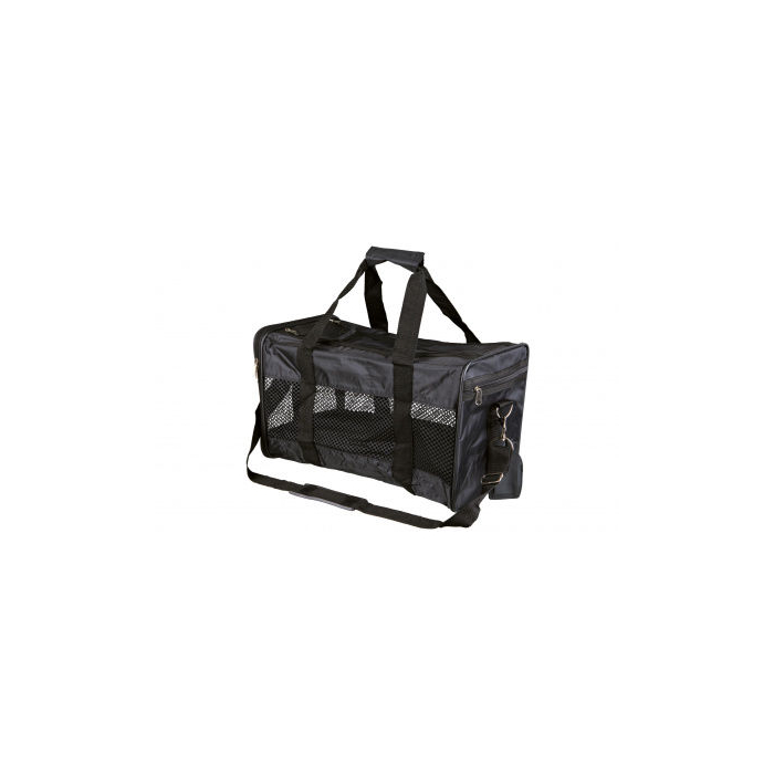 Pawise Sac de transport en nylon "Travel Carrier" noir | pour chiens et chats 