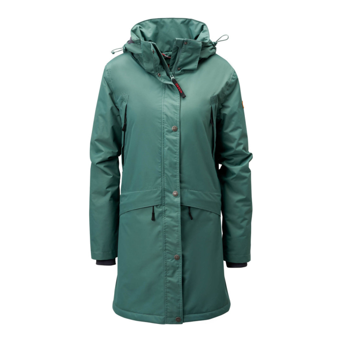 Owney Parka outdoor pour femmes "Comoda" pine green