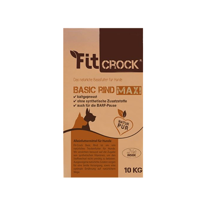 cdVet Fit-Crock Basic Boeuf MAXI | Nourriture pour chiens