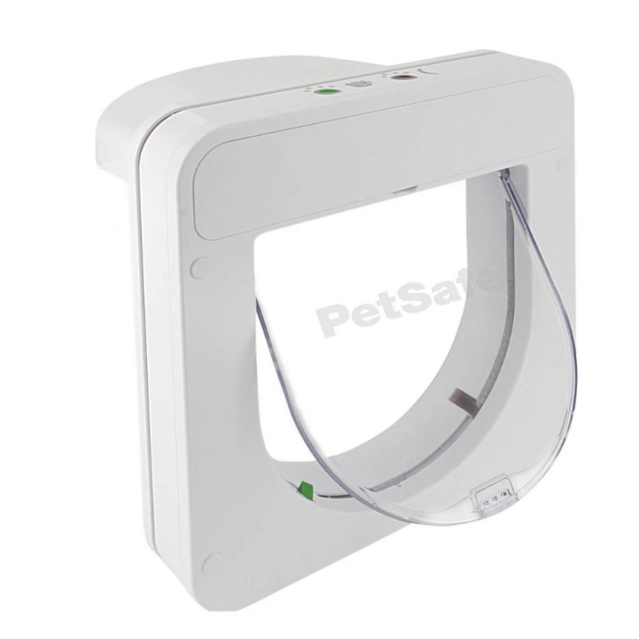 DE PetSafe Petporte Chatière SmartFlap avec lecteur de puces électroniques, blanche