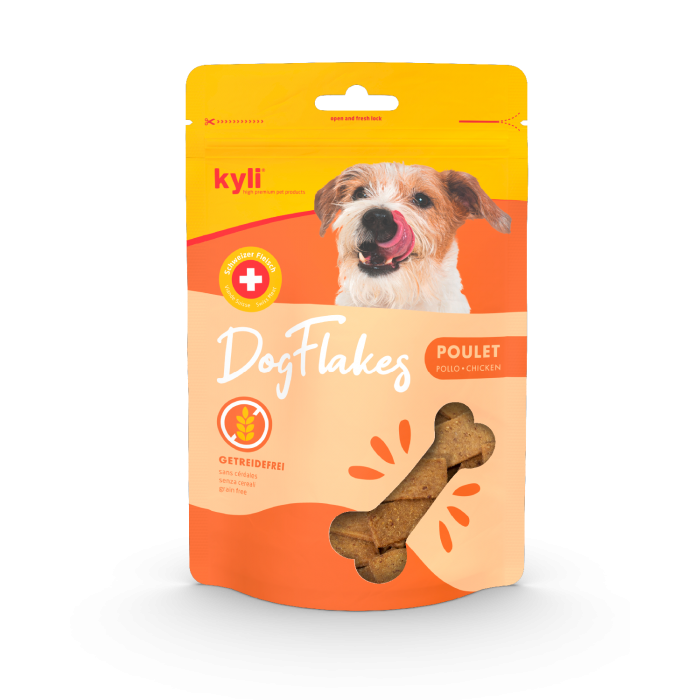 kyli Kau DogFlakes Poulet - 100 g | Snack pour chiens