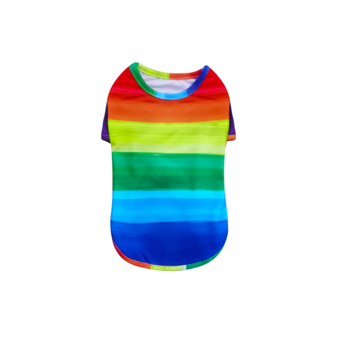 Croci Shirt pour chiens PRIDE, couleurs d'arc-en-ciel