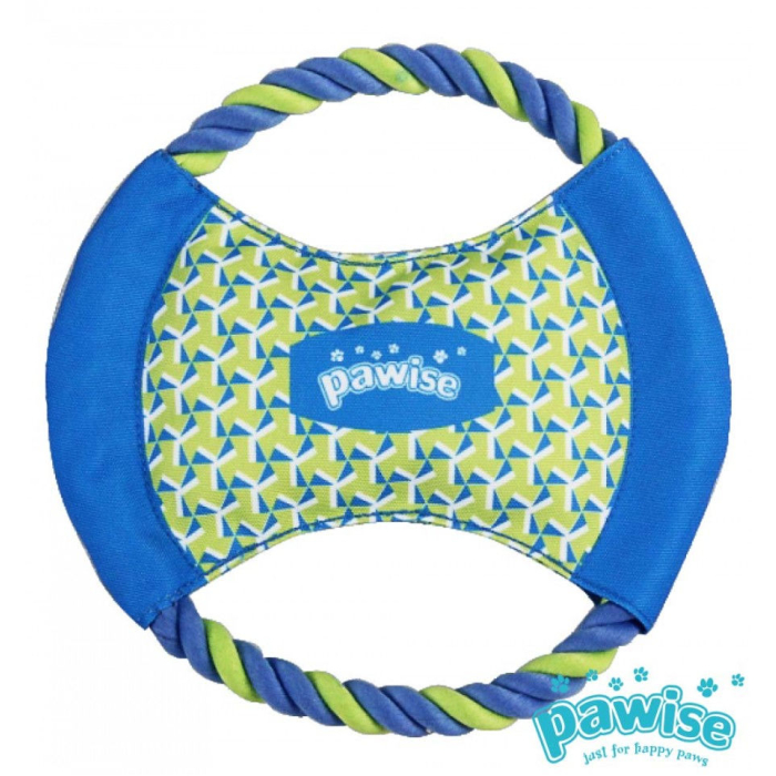 Pawise "Fetch It" Frisbee, bleu-jaune, 21cm