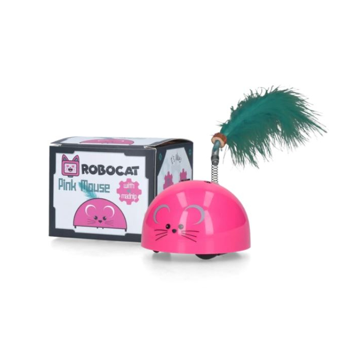 HO "Robocat" souris rose avec senseur | pour chats