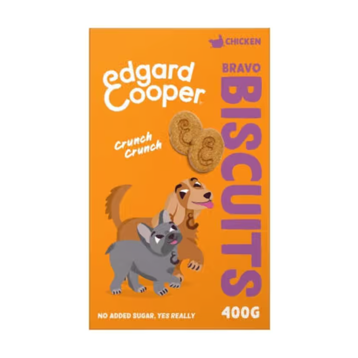 Edgard & Cooper Canine Bravo Biscuits Poulet - 400g