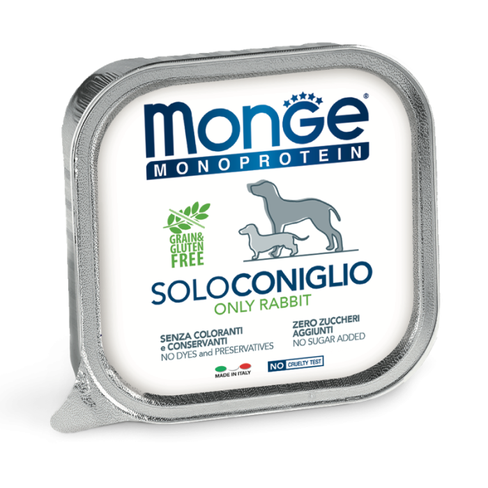 DE Monge Speciality Line monoprotéine Paté - Lapin, 24 x 150g | Nourriture pour chiens