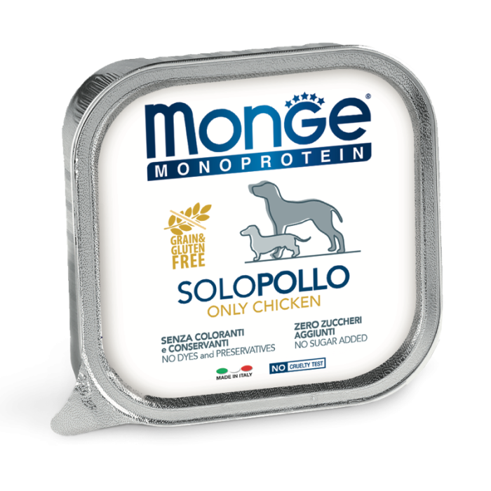 DE Monge Speciality Line monoprotéine Paté - Poulet, 24 x 150g | Nourriture pour chiens