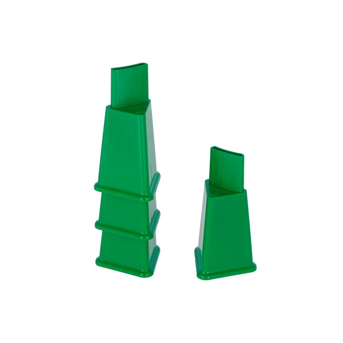 Kerbl Pieds supports pour abreuvoir en plastique, 4 pièces, vert | pour volaille