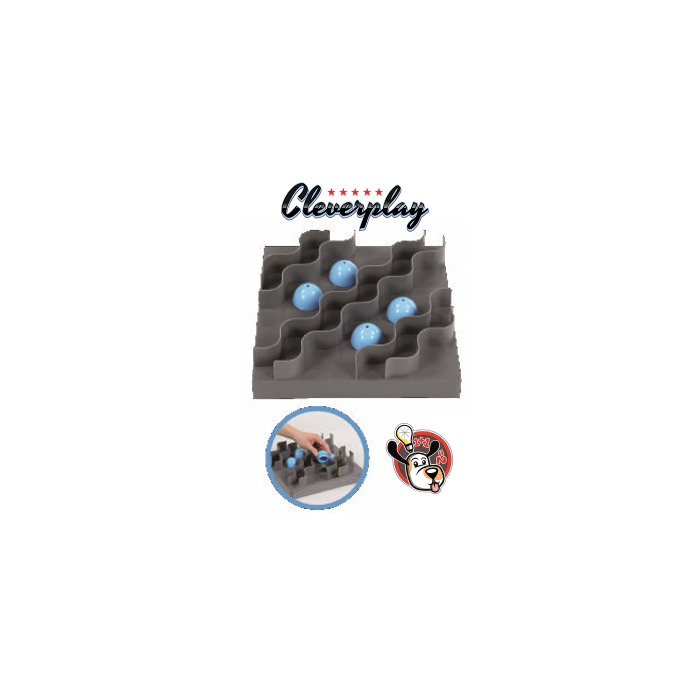 swisspet Cleverplay Wave, gris/bleu clair | Jeux d'intelligence pour chiens