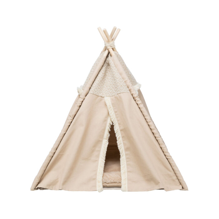 Trixie Tipi Boho, 55×65×55cm, beige | pour chats et chiens