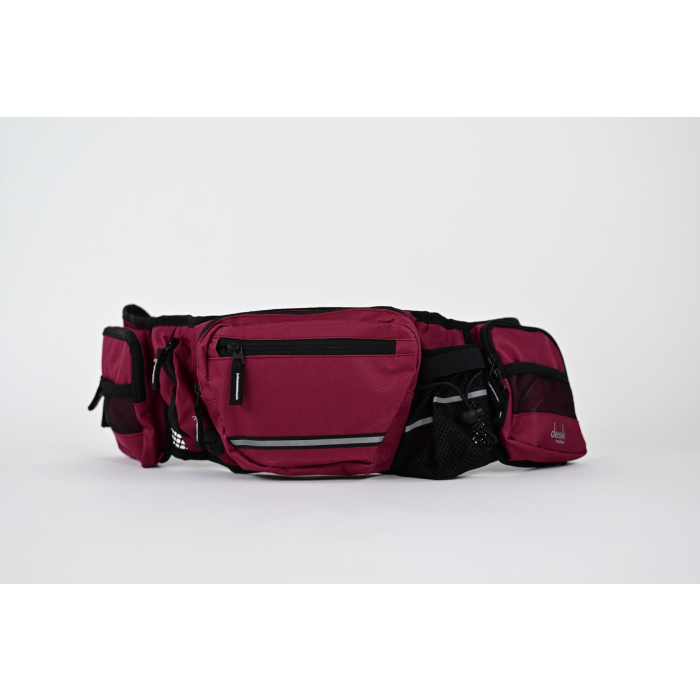 deek Pochette banane Apollo, berry/noir 