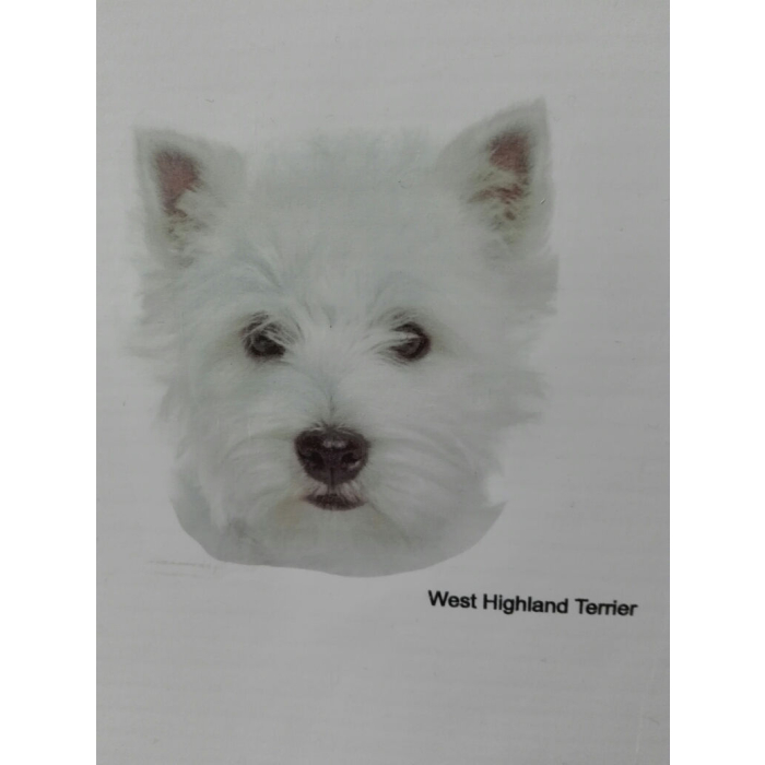 Autocollant West Highland Terrier - "petcenter-edition" - 2 pièces