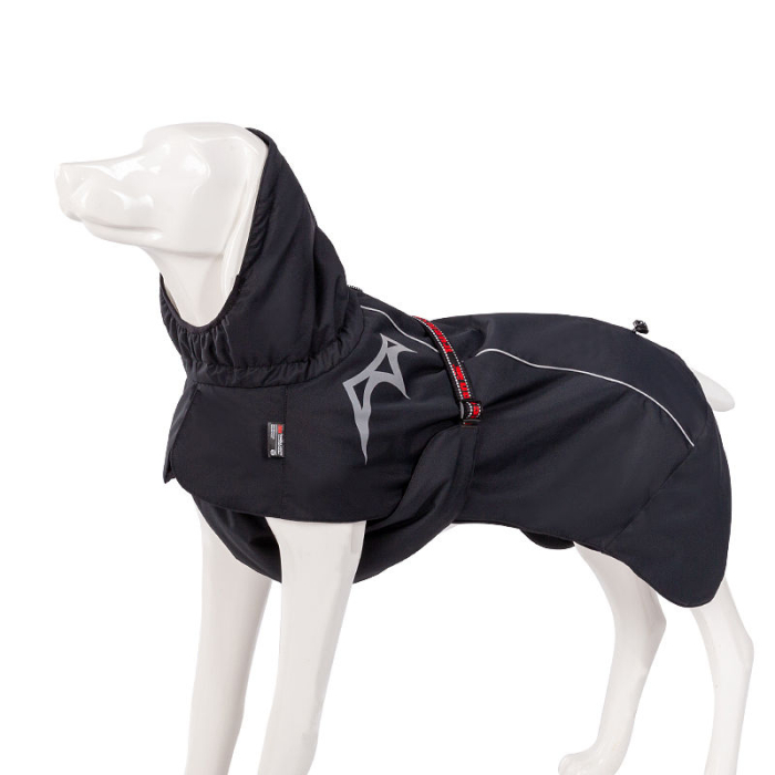 Manteau d'hiver pour chiens "Ice" - noir 