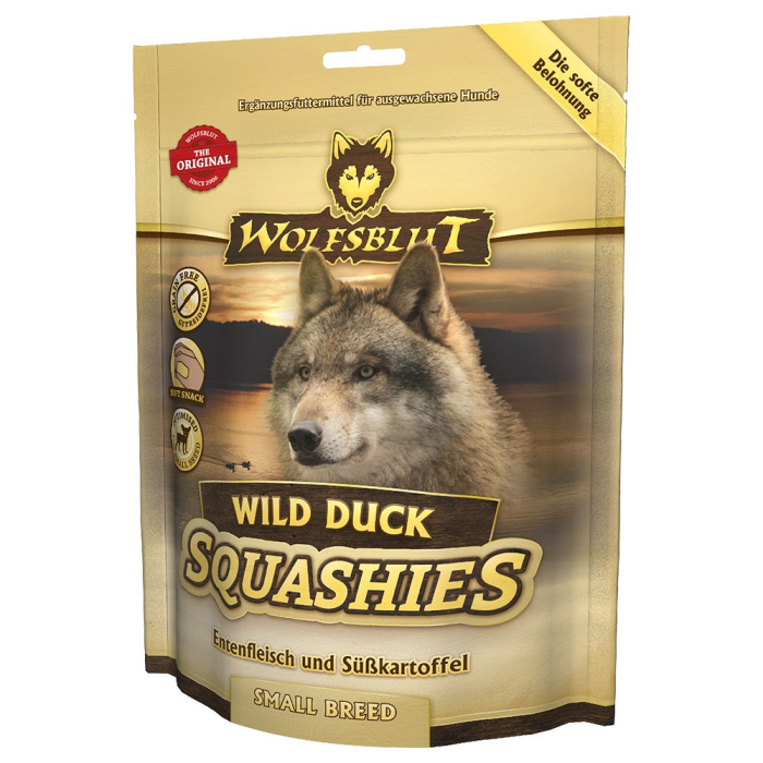 WOLFSBLUT Squashies Wild Duck Small Breed - 350g | Snack pour chiens