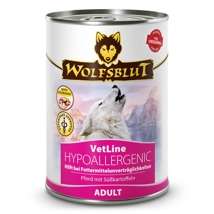 PV WOLFSBLUT VetLine nourriture humide HYPOALLERGENIC - 6x395g