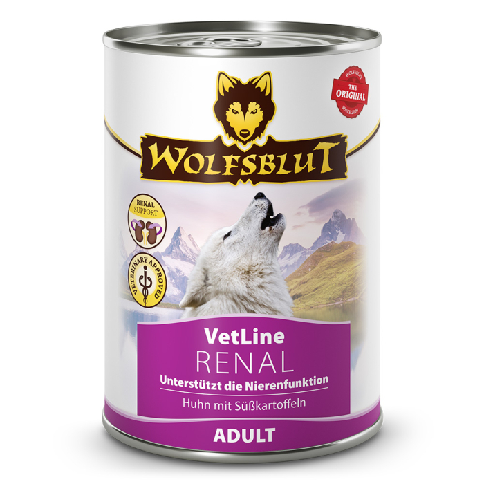 PV WOLFSBLUT VetLine nourriture humide RENAL - 6x395g