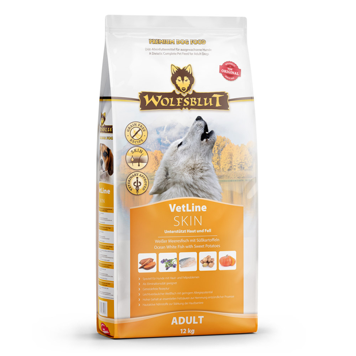 PV WOLFSBLUT VetLine SKIN | nourriture sèche pour chiens